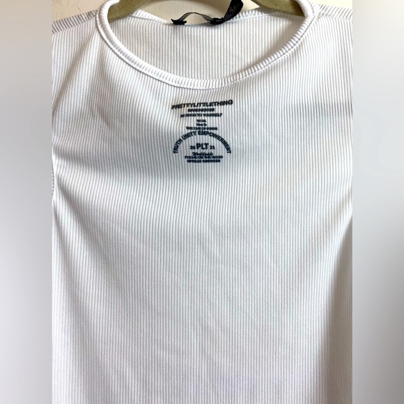 Pretty Little Thing Grey Racer Neck Vest Size 10 - Picture 2 of 5